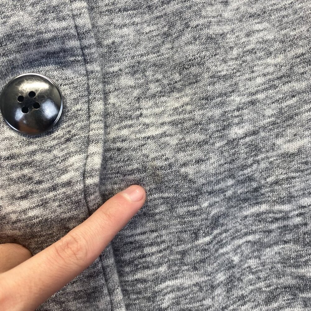 CAbi Womens Gray Hour Glass 3 Button Knit Blazer 596 Size Large,Outdoor,Preppy - Picture 8 of 12